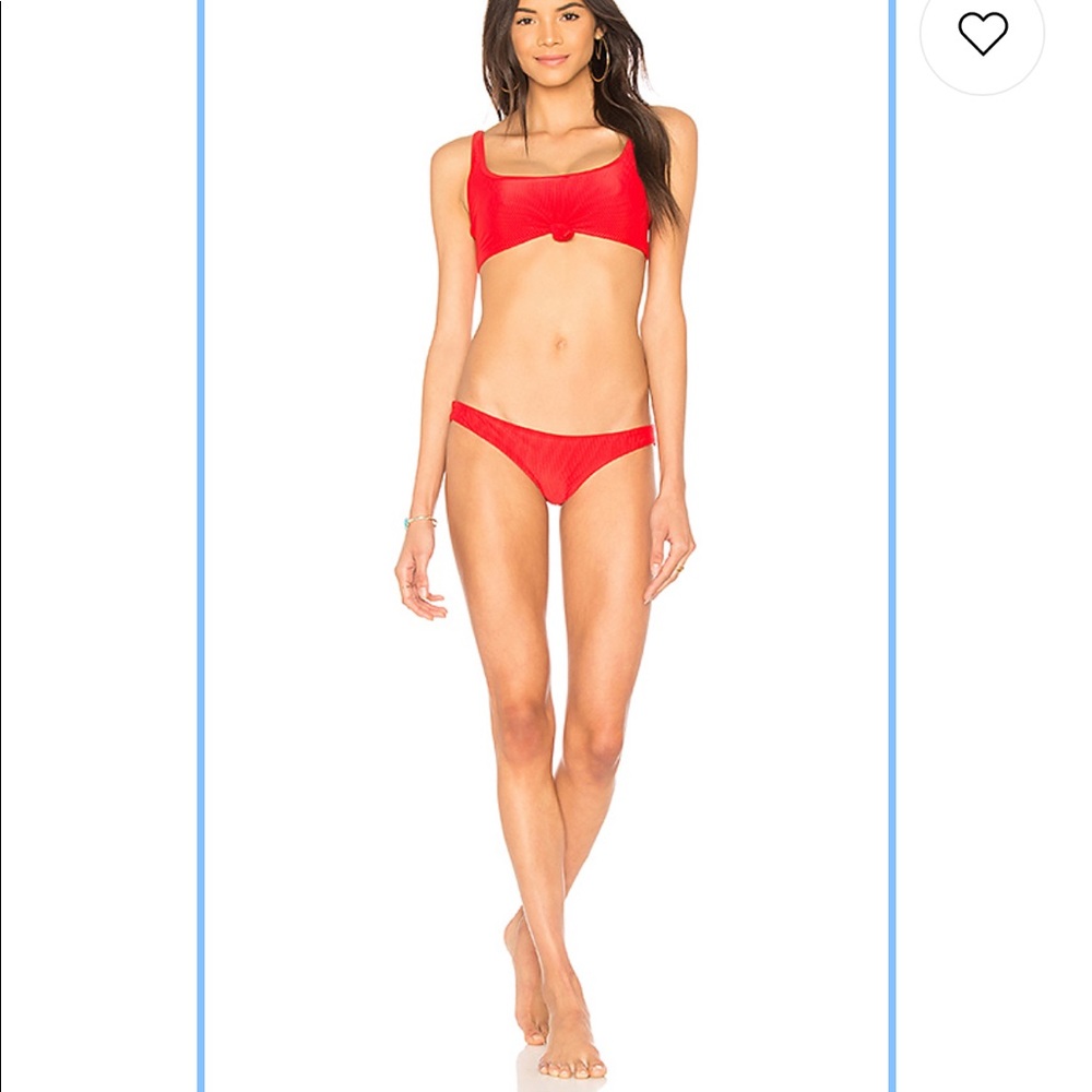 Frankies Greer bikini bottoms in red (sold out)